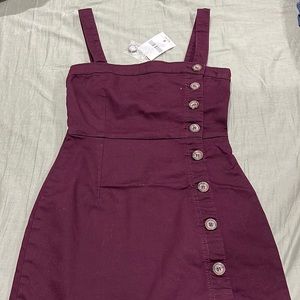 Burgundy Forever 21 dress size small